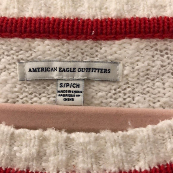 American Eagle red white and blue sweater - Picture 2 of 3